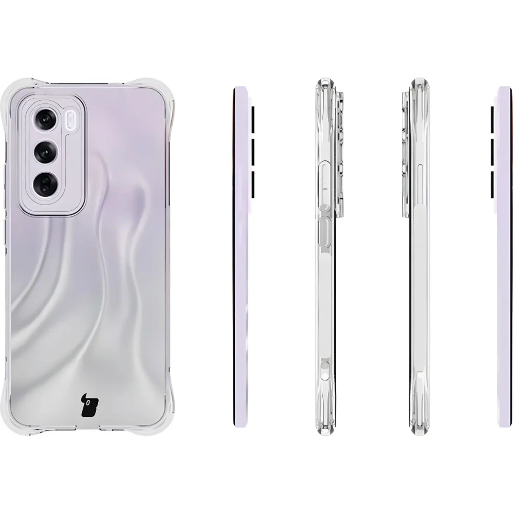 Wholesale Bizon Case Clear Pack flexible case + 2x screen film Oppo Reno12 Pro clear - BIZ6084 - {ean13} - Hurt