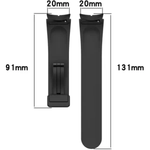 Hurtownia GSM - Silikonový pásek Bizon Strap Watch Silicone do Samsung Galaxy Watch FE/7/6/6 Classic/5/5 Pro/4/4 Classic černý - BIZ6085 - {ean13} - Hurt