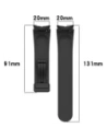Hurtownia GSM - Silikonový pásek Bizon Strap Watch Silicone do Samsung Galaxy Watch FE/7/6/6 Classic/5/5 Pro/4/4 Classic černý - BIZ6085 - {ean13} - Hurt