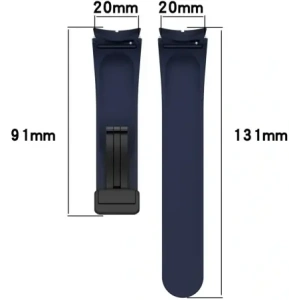 Hurtownia GSM - Silikonový pásek Bizon Strap Watch Silicone do Samsung Galaxy Watch FE/7/6/6 Classic/5/5 Pro/4/4 Classic v modré barvě - BIZ6086 - {ean13} - Hurt