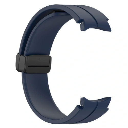 Silikonowy pasek Bizon Strap Watch Silicone do Samsung Galaxy Watch FE/7/6/6 Classic/5/5 Pro/4/4 Classic granatowy