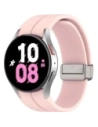 Silikonowy pasek Bizon Strap Watch Silicone do Samsung Galaxy Watch FE/7/6/6 Classic/5/5 Pro/4/4 Classic jasnoróżowy