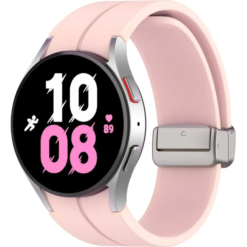 Hurtownia GSM - Silikonowy pasek Bizon Strap Watch Silicone do Samsung Galaxy Watch FE/7/6/6 Classic/5/5 Pro/4/4 Classic jasnoróżowy - BIZ6087 - {ean13} - Hurt
