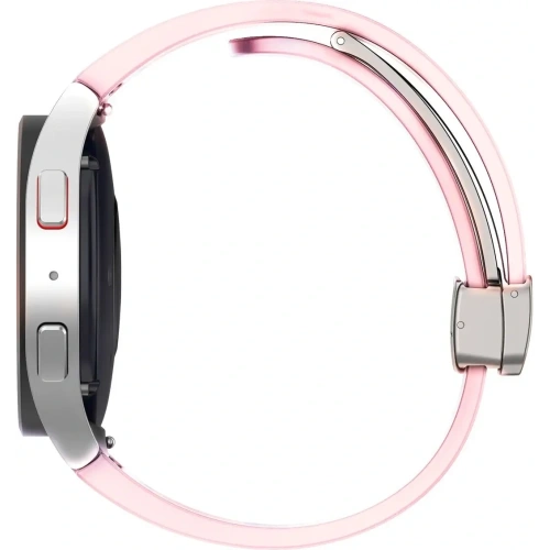 Silikonowy pasek Bizon Strap Watch Silicone do Samsung Galaxy Watch FE/7/6/6 Classic/5/5 Pro/4/4 Classic jasnoróżowy