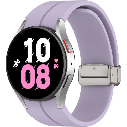 Silikonowy pasek Bizon Strap Watch Silicone do Samsung Galaxy Watch FE/7/6/6 Classic/5/5 Pro/4/4 Classic lawendowy