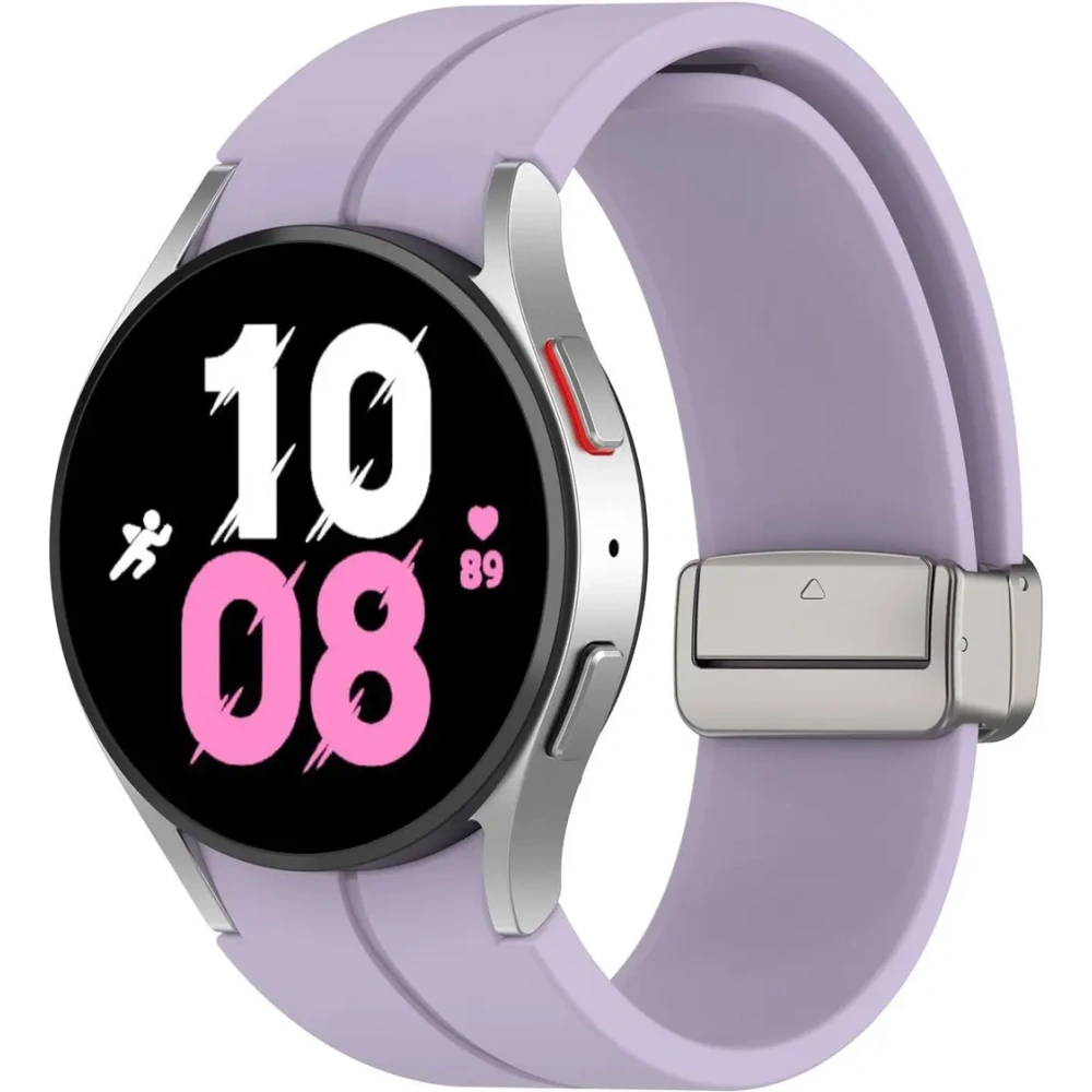 Hurtownia GSM - Silikonový pásek Bizon Strap Watch Silicone do Samsung Galaxy Watch FE/7/6/6 Classic/5/5 Pro/4/4 Classic levandulový - BIZ6088 - {ean13} - Hurt