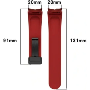 Hurtownia GSM - Silikonový pásek Bizon Strap Watch Silicone do Samsung Galaxy Watch FE/7/6/6 Classic/5/5 Pro/4/4 Classic burgundský - BIZ6089 - {ean13} - Hurt