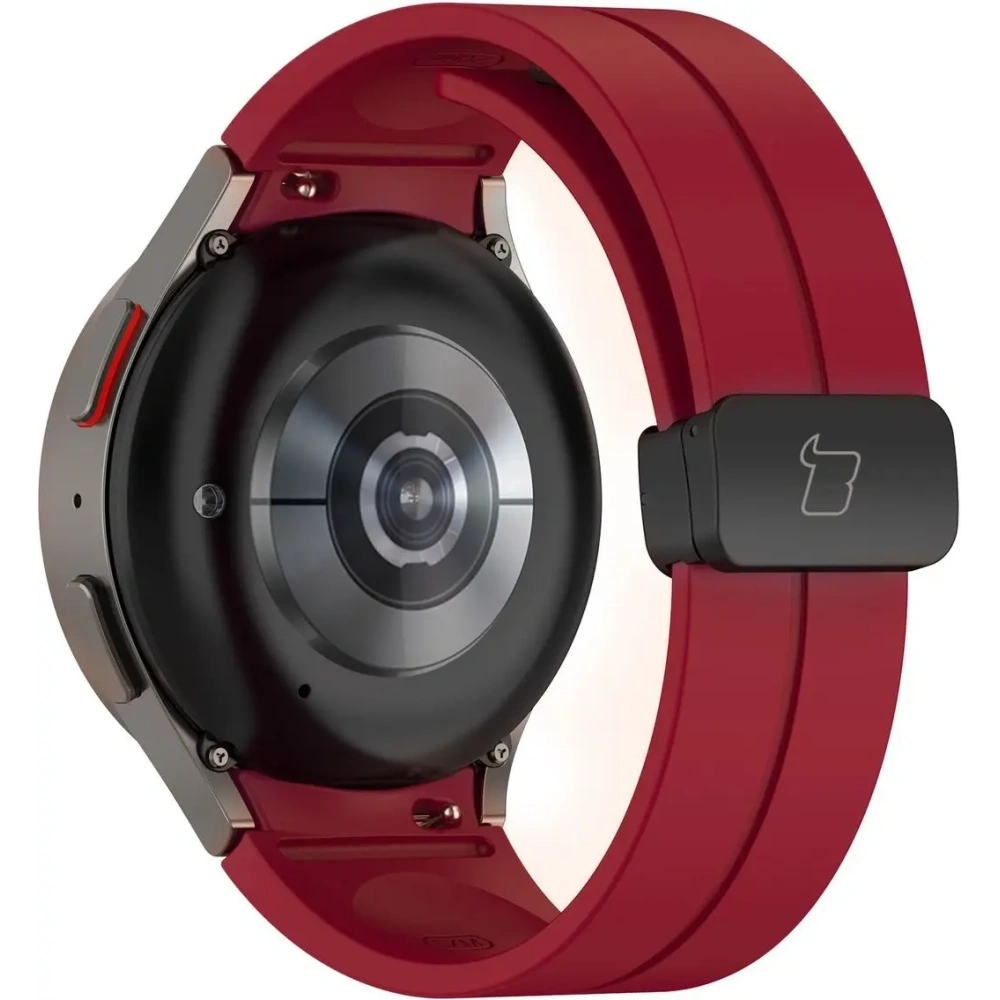 Hurtownia GSM - Silikonowy pasek Bizon Strap Watch Silicone do Samsung Galaxy Watch FE/7/6/6 Classic/5/5 Pro/4/4 Classic burgundowy - BIZ6089 - {ean13} - Hurt