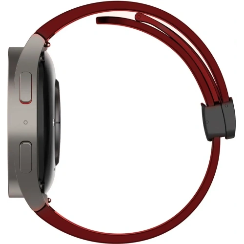 Silikonowy pasek Bizon Strap Watch Silicone do Samsung Galaxy Watch FE/7/6/6 Classic/5/5 Pro/4/4 Classic burgundowy