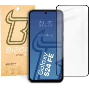 Hurtownia GSM - Tvrzené sklo Bizon Glass Edge 2 pro Samsung Galaxy S24 FE 5G černý rámeček - BIZ6090 - {ean13} - Hurt