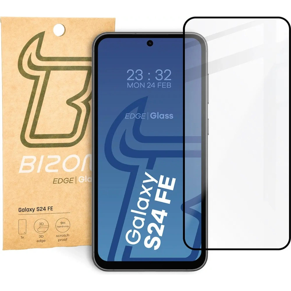 Hurtownia GSM - Bizon Glass Edge 2 Samsung Galaxy S24 FE 5G fekete - BIZ6090 - {ean13} - Hurt