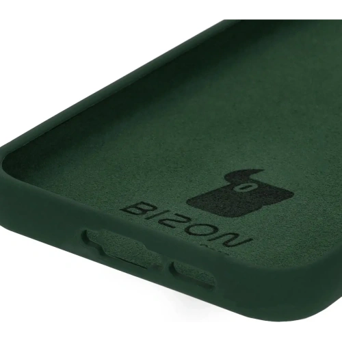 Silikonowe etui Bizon Soft Case do Samsung Galaxy A35 5G ciemnozielone