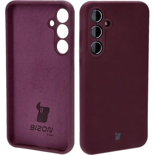 Silikonowe etui Bizon Soft Case do Samsung Galaxy A35 5G ciemnofioletowe