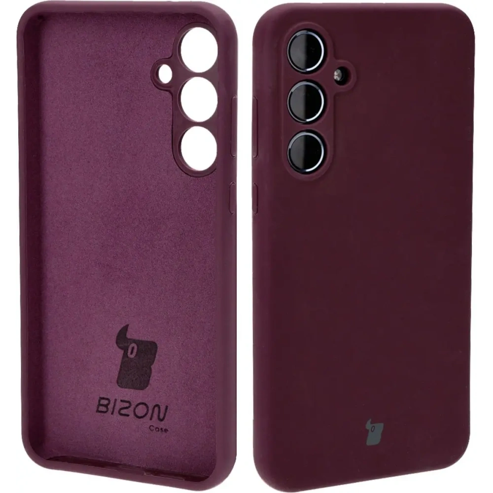Hurtownia GSM - Silikonowe etui Bizon Soft Case do Samsung Galaxy A35 5G ciemnofioletowe - BIZ6096 - {ean13} - Hurt