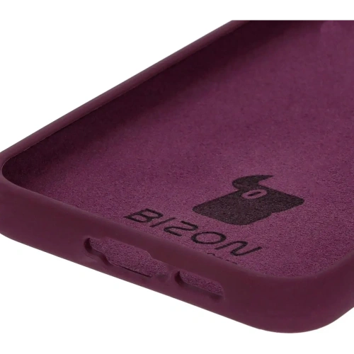 Silikonowe etui Bizon Soft Case do Samsung Galaxy A35 5G ciemnofioletowe