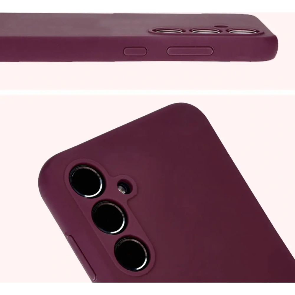 Hurtownia GSM - Silikonowe etui Bizon Soft Case do Samsung Galaxy A35 5G ciemnofioletowe - BIZ6096 - {ean13} - Hurt