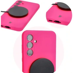 Bizon Soft Case Samsung Galaxy A35 5G neon pink
