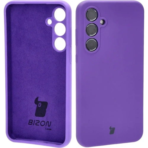 Silikonowe etui Bizon Soft Case do Samsung Galaxy A35 5G fioletowe