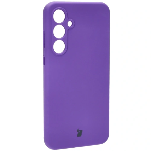Silikonowe etui Bizon Soft Case do Samsung Galaxy A35 5G fioletowe