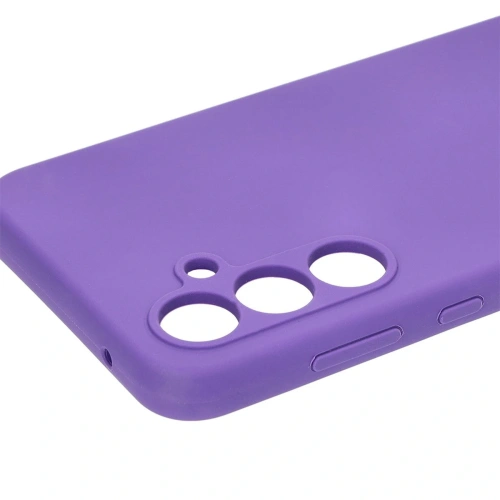 Silikonowe etui Bizon Soft Case do Samsung Galaxy A35 5G fioletowe