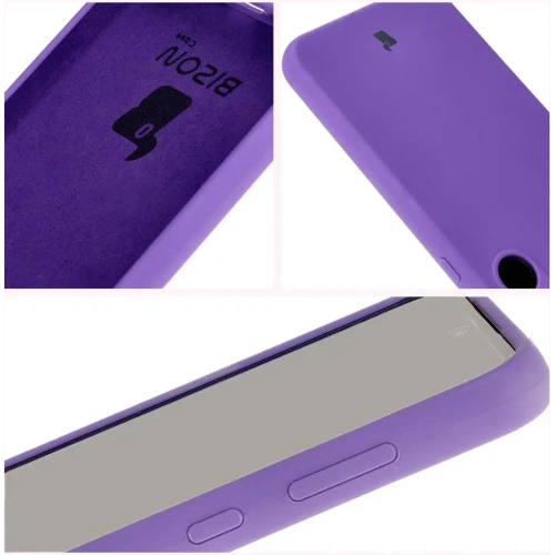 Silikonowe etui Bizon Soft Case do Samsung Galaxy A35 5G fioletowe