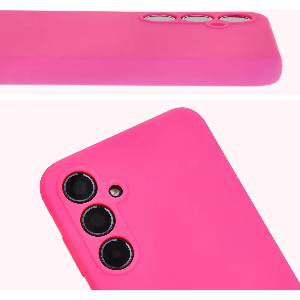 Hurtownia GSM - Silikonowe etui Bizon Soft Case do Samsung Galaxy A55 5G neonowo-różowe - BIZ6099 - {ean13} - Hurt