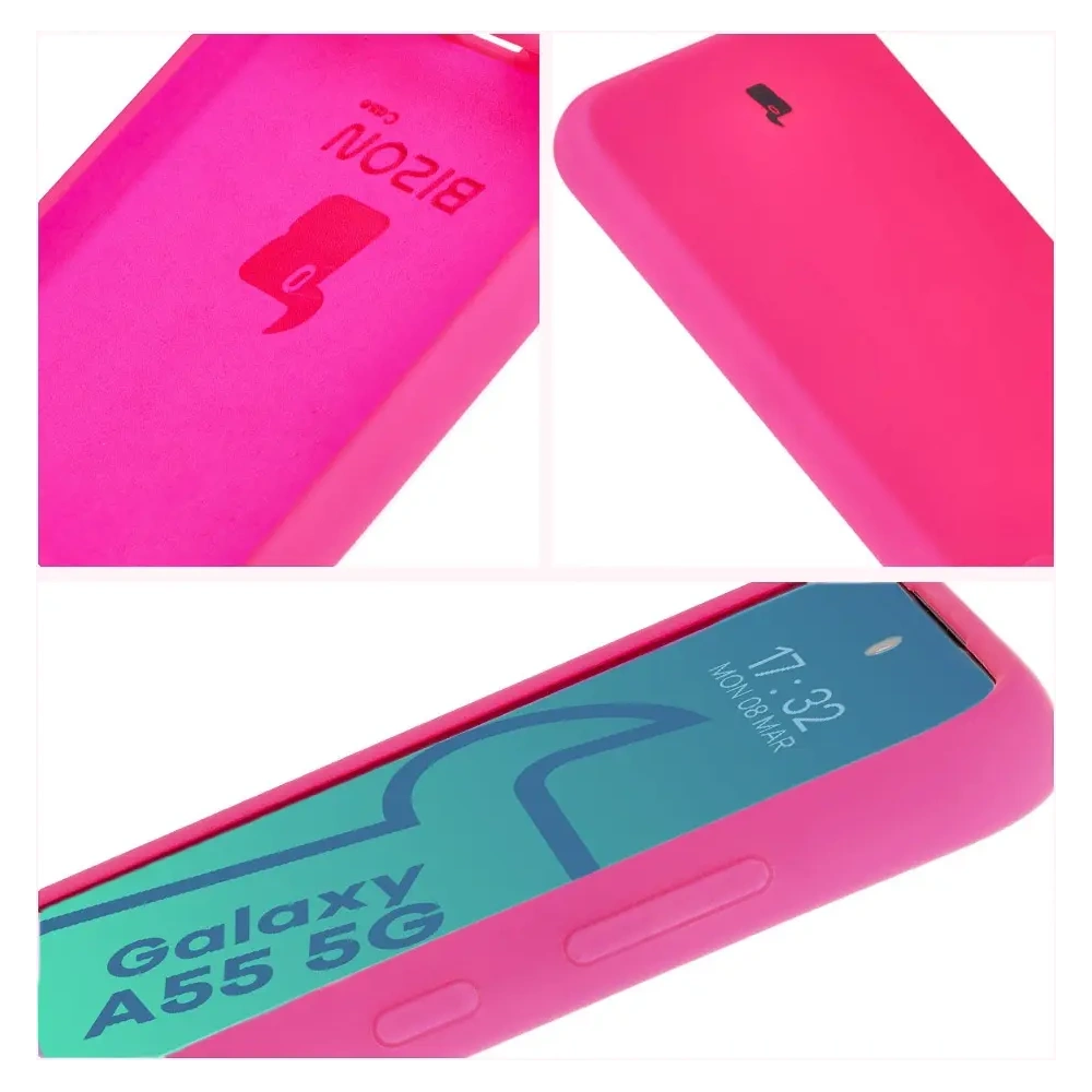Hurtownia GSM - Bizon Soft Case Samsung Galaxy A55 5G neon rózsaszín - BIZ6099 - {ean13} - Hurt
