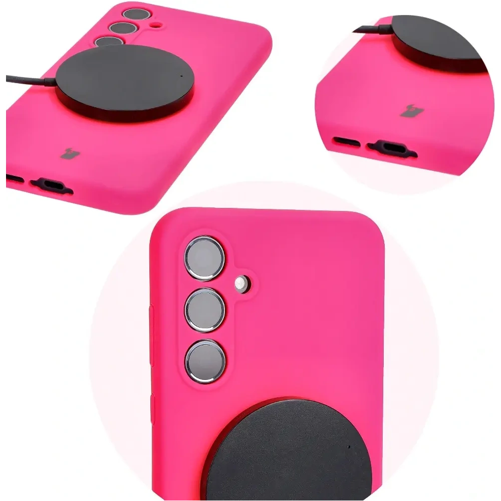 Hurtownia GSM - Bizon Soft Case Samsung Galaxy A55 5G neon rózsaszín - BIZ6099 - {ean13} - Hurt
