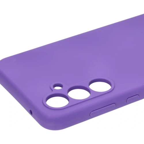 Silikonowe etui Bizon Soft Case do Samsung Galaxy A55 5G fioletowe