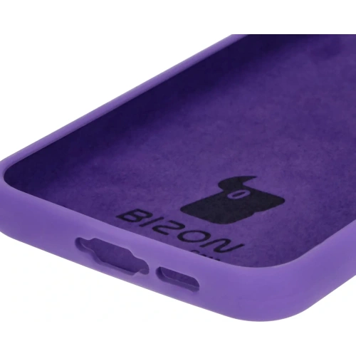 Silikonowe etui Bizon Soft Case do Samsung Galaxy A55 5G fioletowe