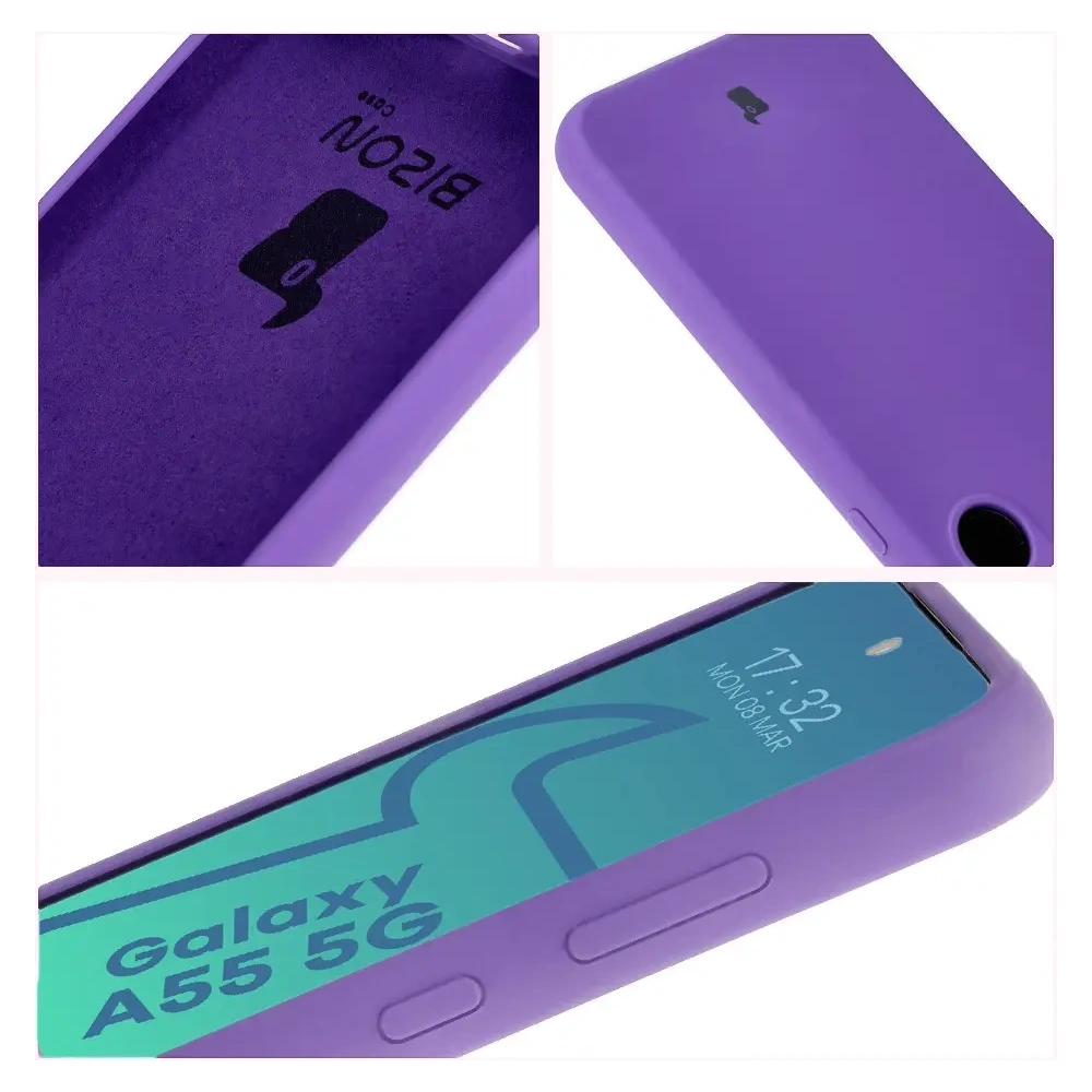 Hurtownia GSM - Bizon Soft Case Samsung Galaxy A55 5G lila - BIZ6100 - {ean13} - Hurt