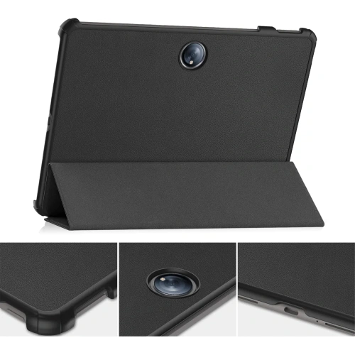 Etui z klapką Bizon Case Tab Croc do OnePlus Pad 2 / Pad Pro czarne