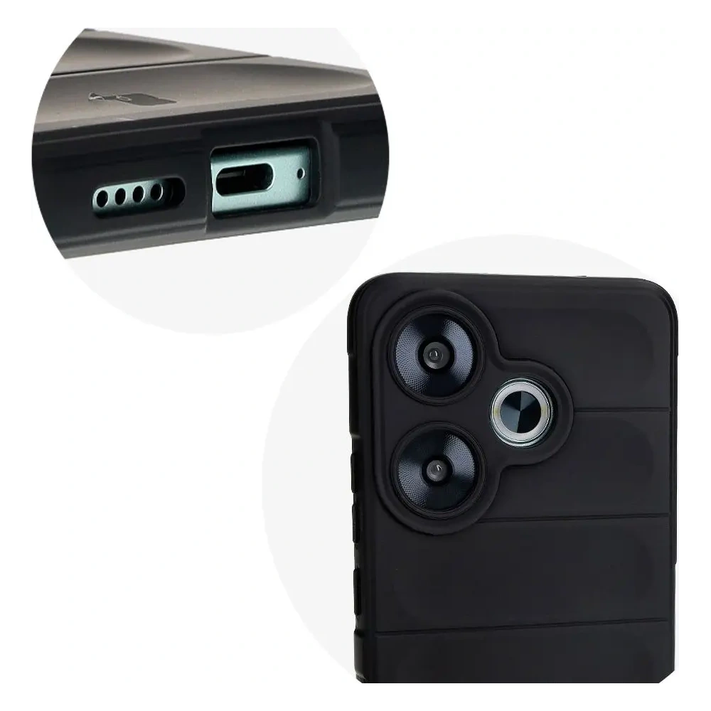 Hurtownia GSM - Bizon Case Tur Xiaomi Poco F6 fekete - BIZ6102 - {ean13} - Hurt