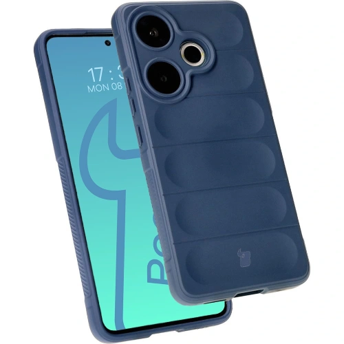 Pancerne etui Bizon Case Tur do Xiaomi Poco F6 granatowe