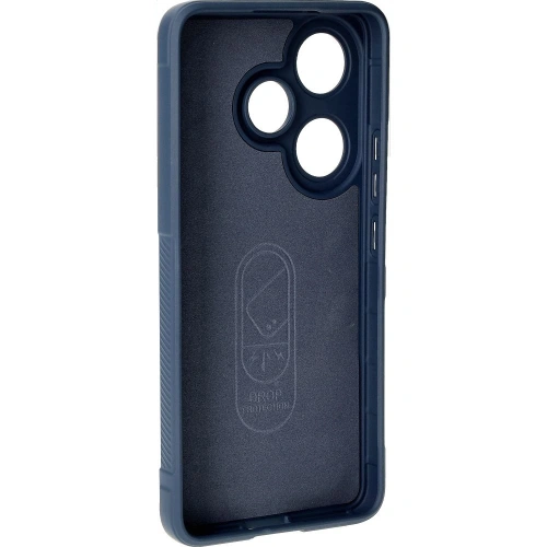 Pancerne etui Bizon Case Tur do Xiaomi Poco F6 granatowe
