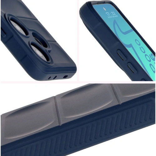 Pancerne etui Bizon Case Tur do Xiaomi Poco F6 granatowe