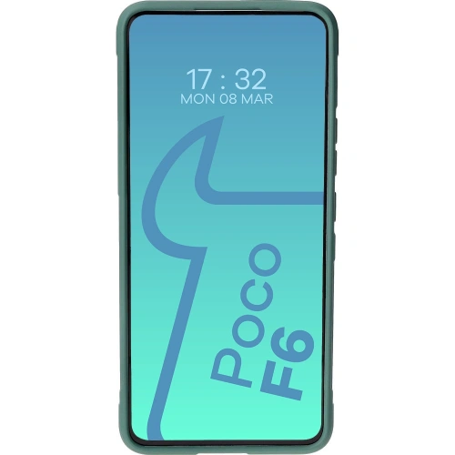 Pancerne etui Bizon Case Tur do Xiaomi Poco F6 ciemnozielone