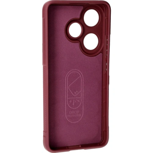 Pancerne etui Bizon Case Tur do Xiaomi Poco F6 ciemnofioletowe