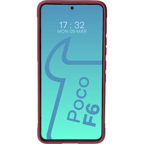 Pancerne etui Bizon Case Tur do Xiaomi Poco F6 ciemnofioletowe