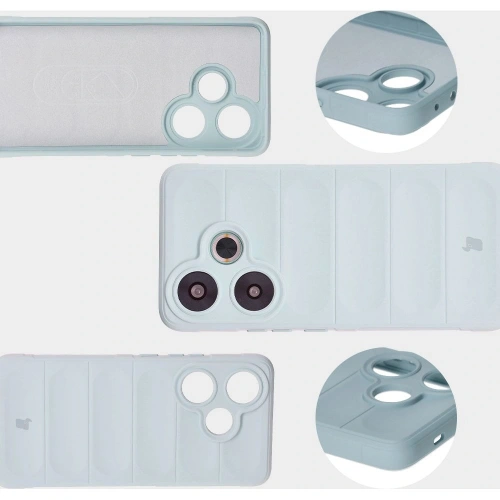 Pancerne etui Bizon Case Tur do Xiaomi Poco F6 jasnoniebieskie