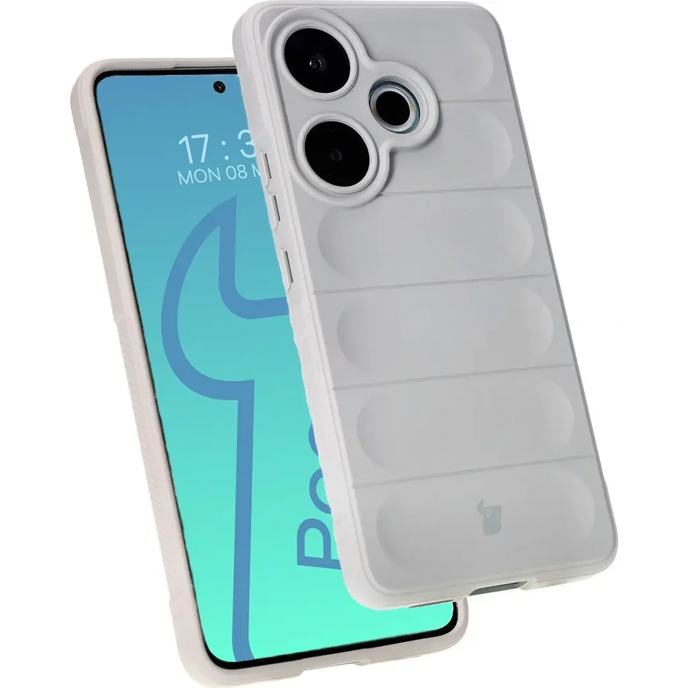 Hurtownia GSM - Bizon Case Tur Xiaomi Poco F6 világosszürke - BIZ6107 - {ean13} - Hurt