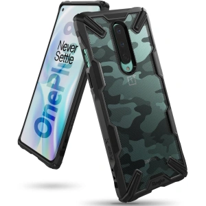Hurtownia GSM - Etui Ringke Fusion-X OnePlus 8 Camo (Moro) Black - RGK1174MOB - {ean13} - Hurt