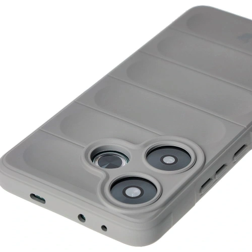 Pancerne etui Bizon Case Tur do Xiaomi Poco F6 jasnoszare