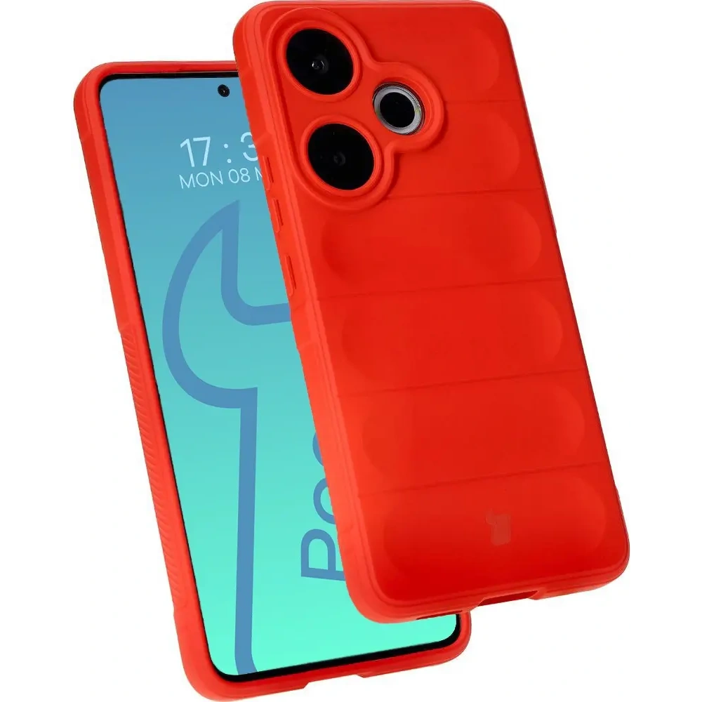 Hurtownia GSM - Bizon Case Tur Xiaomi Poco F6 roșu - BIZ6108 - {ean13} - Hurt
