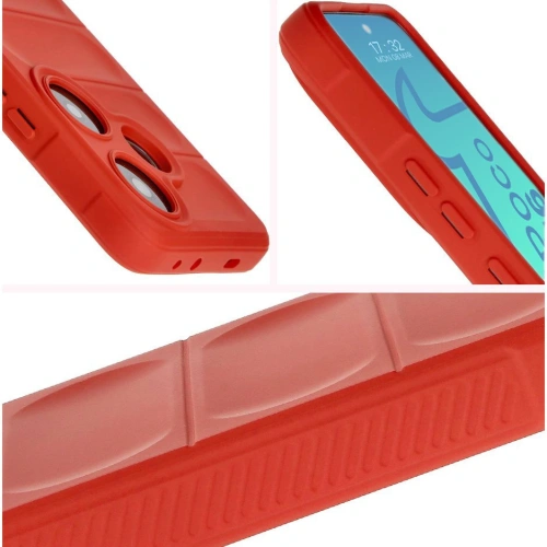 Pancerne etui Bizon Case Tur do Xiaomi Poco F6 czerwone