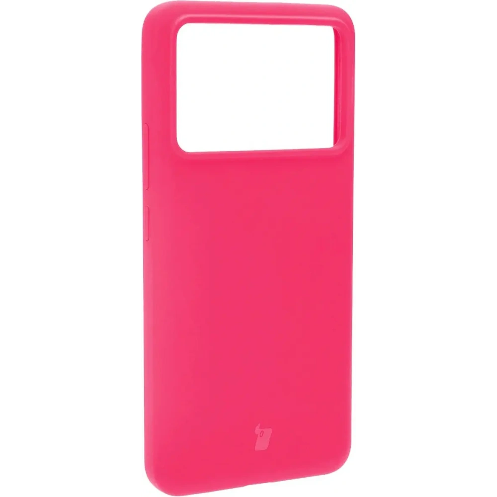 Hurtownia GSM - Silikonowe etui Bizon Soft Case do Xiaomi Poco F6 Pro neonowo-różowe - BIZ6109 - {ean13} - Hurt