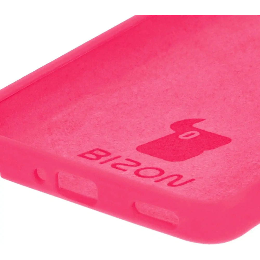 Hurtownia GSM - Silikonowe etui Bizon Soft Case do Xiaomi Poco F6 Pro neonowo-różowe - BIZ6109 - {ean13} - Hurt