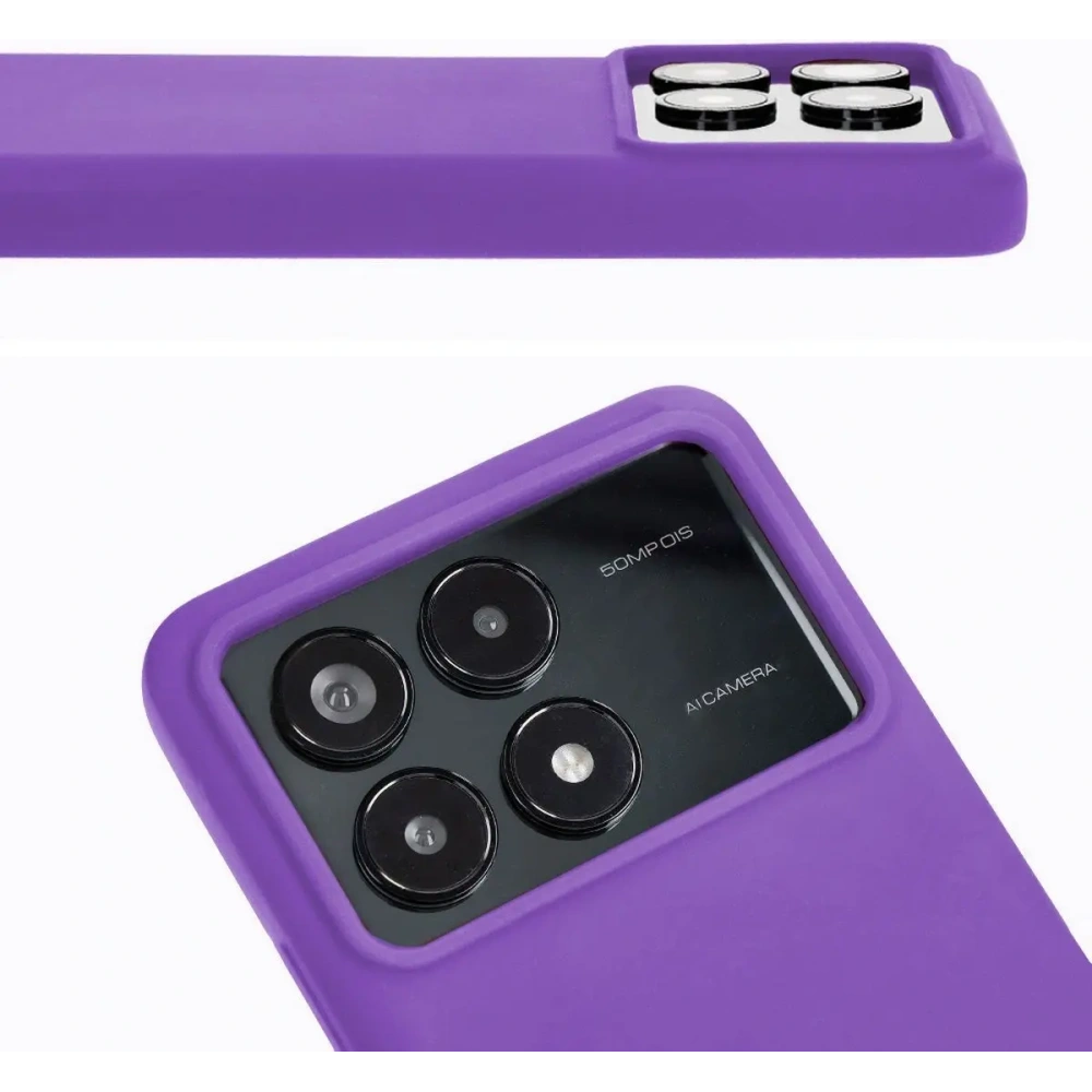 Hurtownia GSM - Silikonové pouzdro Bizon Soft Case pro Xiaomi Poco F6 Pro fialové - BIZ6110 - {ean13} - Hurt