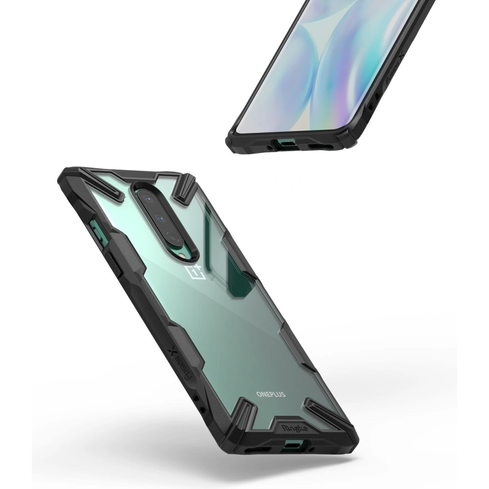 Hurtownia GSM - Etui Ringke Fusion-X OnePlus 8 Camo (Moro) Black - RGK1174MOB - {ean13} - Hurt