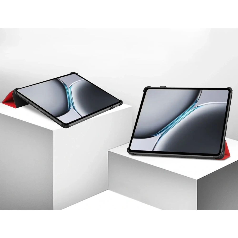 Hurtownia GSM - Caz Bizon Tab Croc OnePlus Pad 2 / Pad Pro roșu - BIZ6114 - {ean13} - Hurt